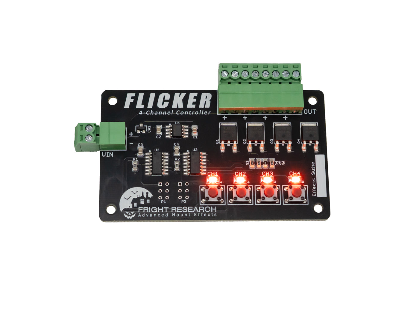 Fright Research Pro Flicker 4-Channel LED Controller