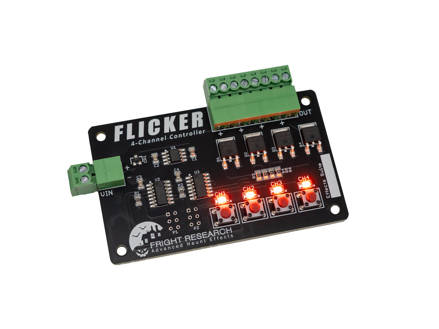 Fright Research Pro Flicker 4-Channel LED Controller